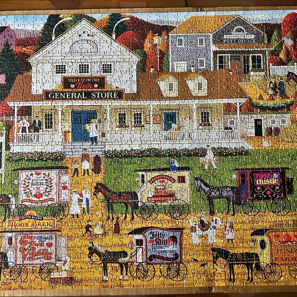 Charles Wysocki: Storin' Up 1000
Piece Puzzle (Silver Select Edition)